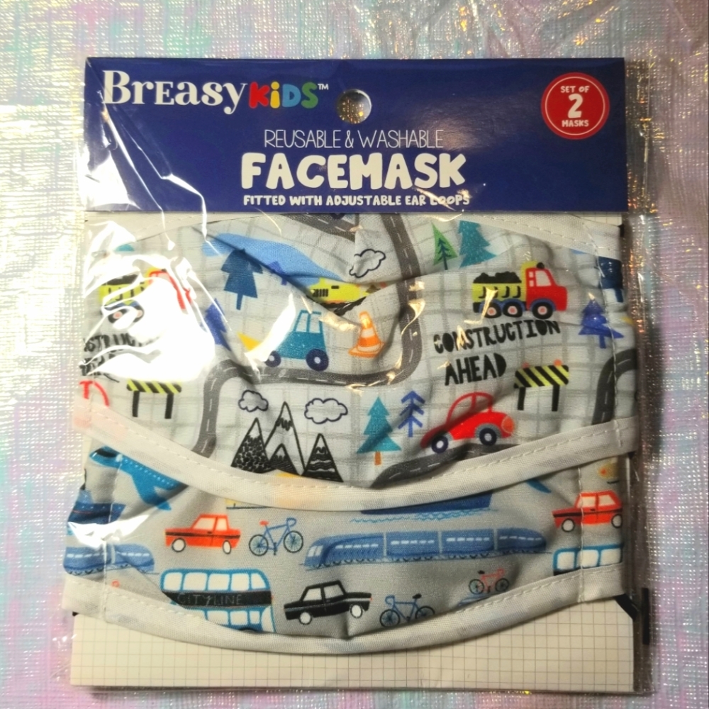 Cars & Trucks Masks- Reusable